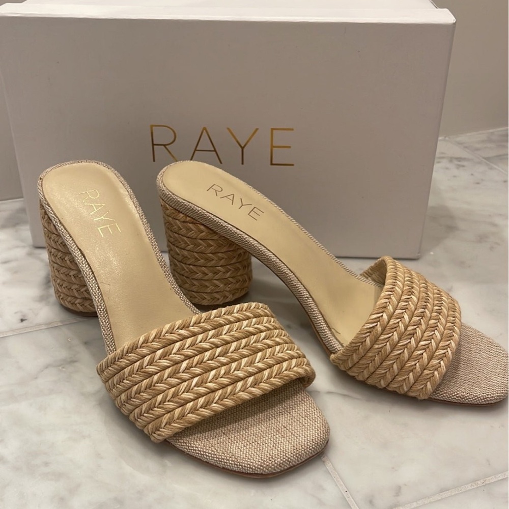 Raye Rattan/Jute Heels